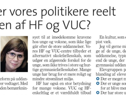 THL Kender Vores Politikere Værdien Af Hf